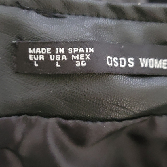LEATHER SKIRT 💗 SZ Large - Picture 5 of 8